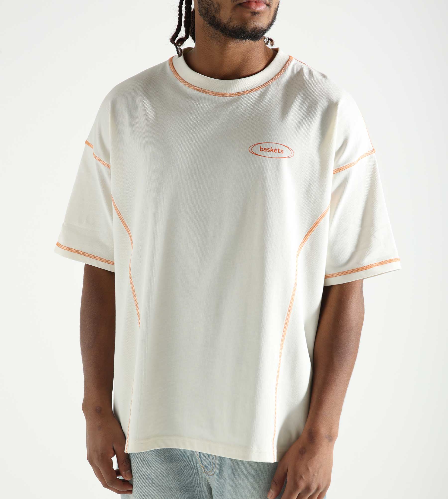 Baskèts Modern Contrast Tee Butter