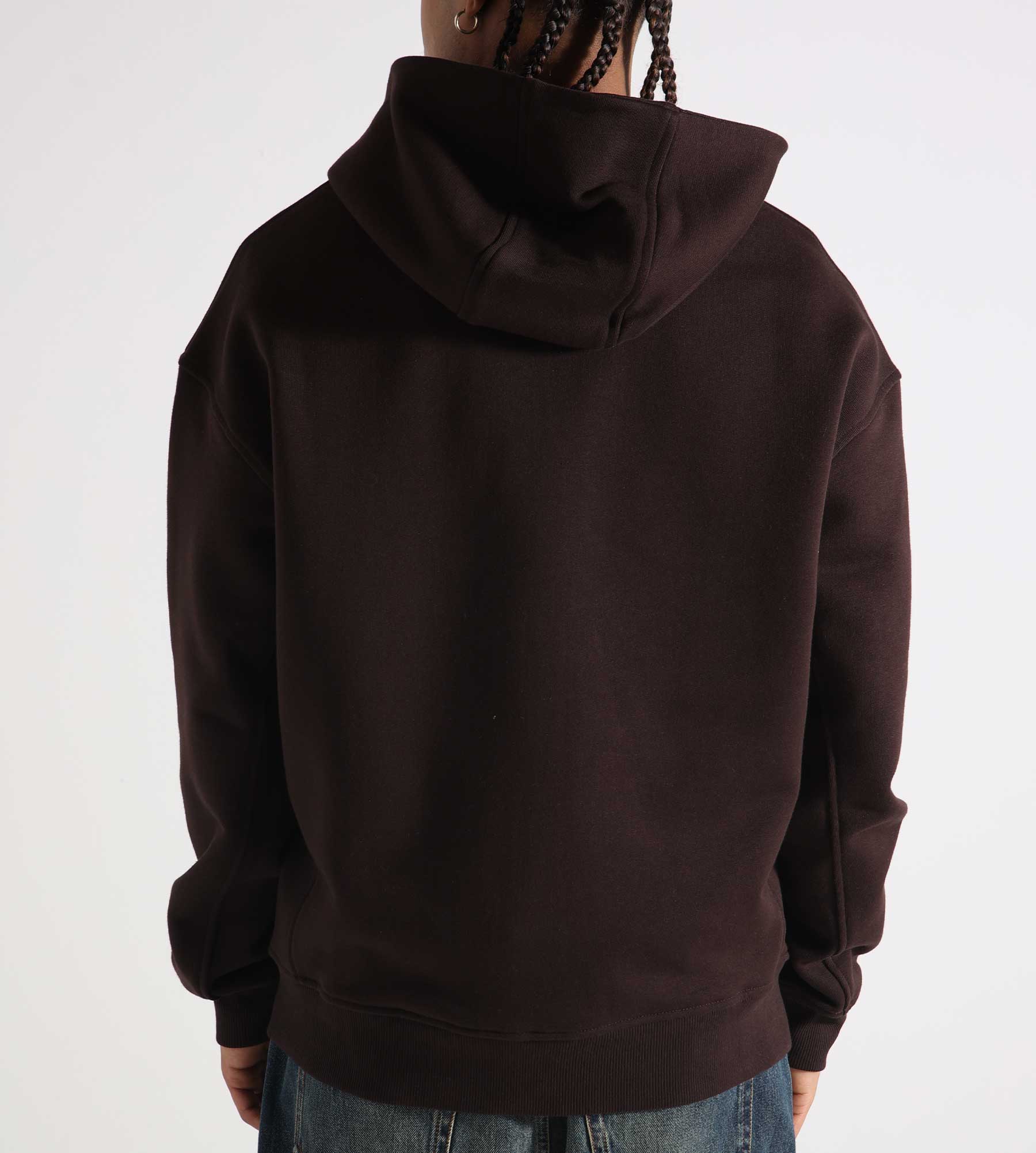 Baskèts Modern Zip Hoodie Marron