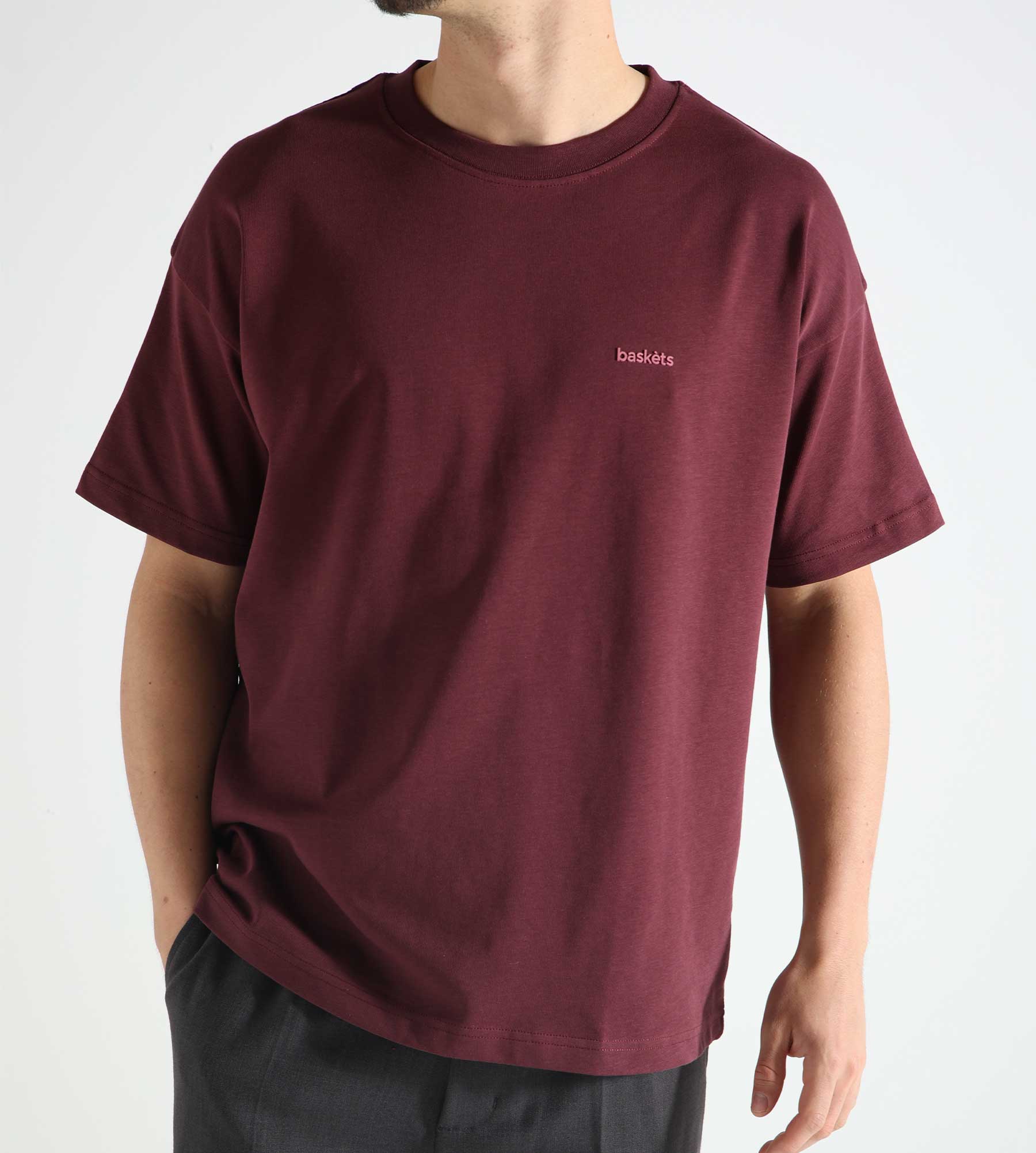 Baskèts Modern Essential Tee Midnight Cherry