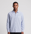 Baskèts Fine Stripe Shirt Blue White