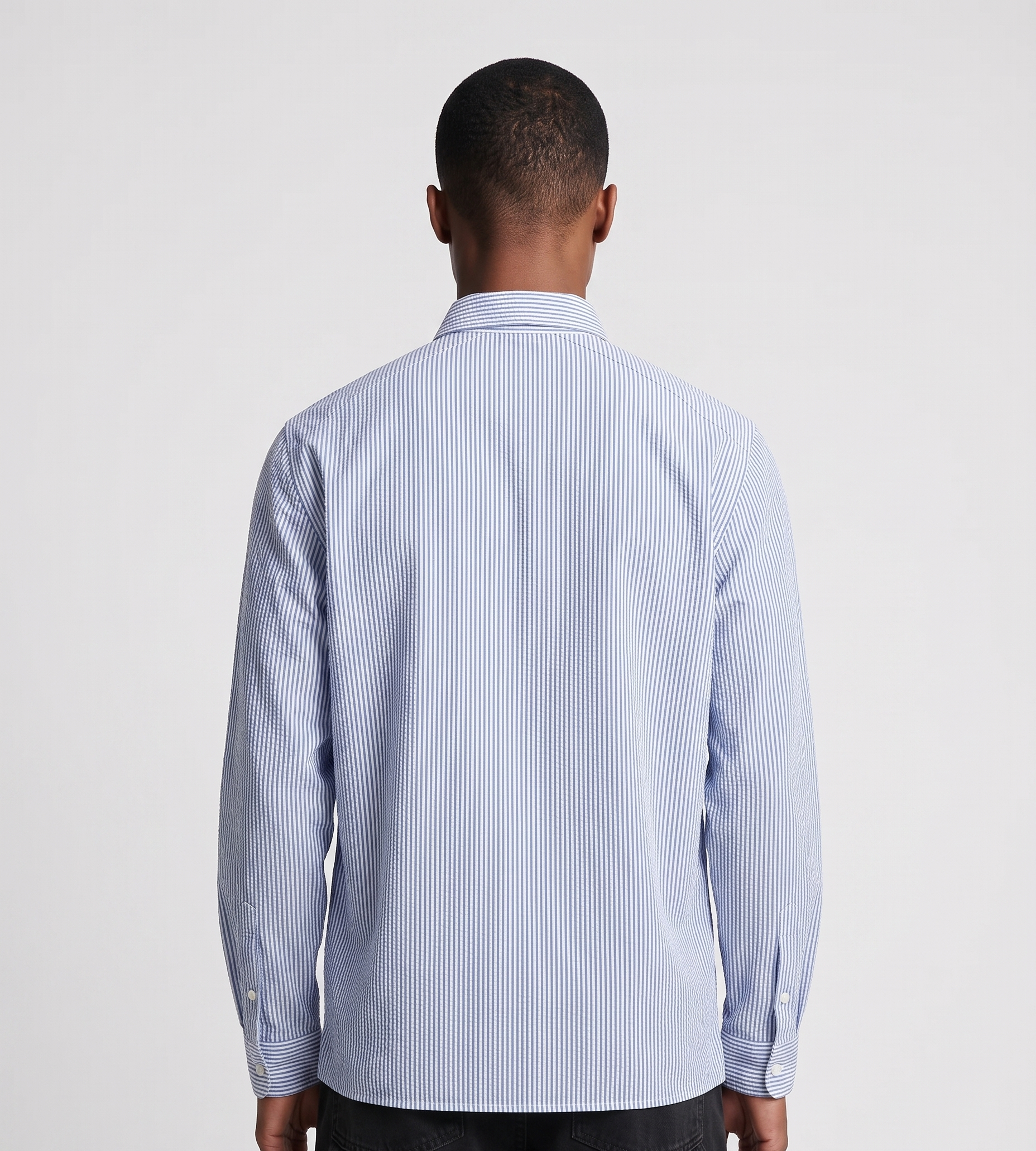 Baskèts Fine Stripe Shirt Blue White
