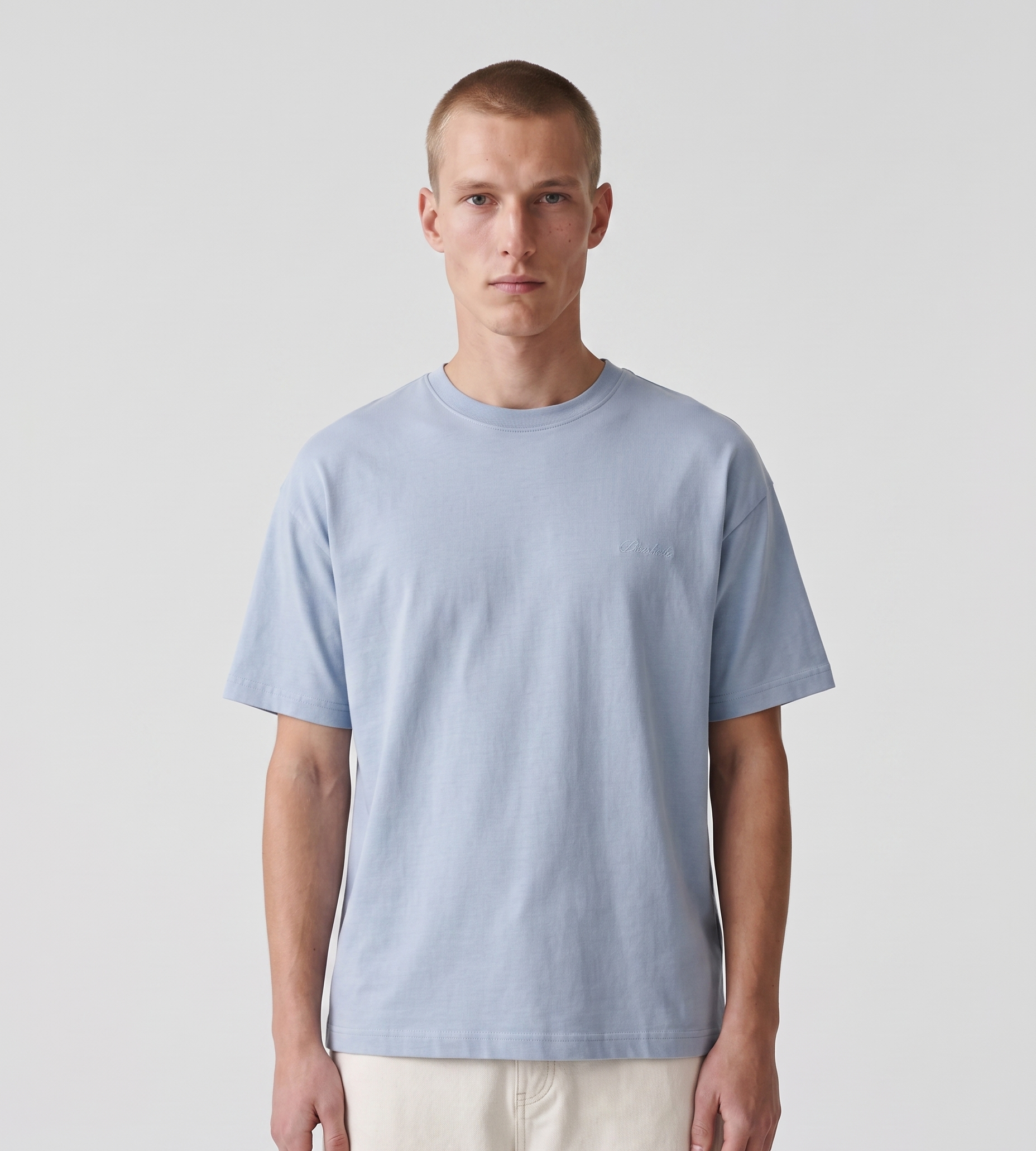 Baskèts Florist T-Shirt Light Blue