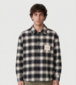 Bram's Fruit Flanel Overshirt Black