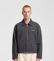 Bram's Fruit Script Logo Full Zip Sweat Shadow Black