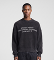 Bram's Fruit Stamp Knit Charcoal Black