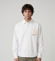 Bram's Fruit Varsity Long Sleeve Shirt White