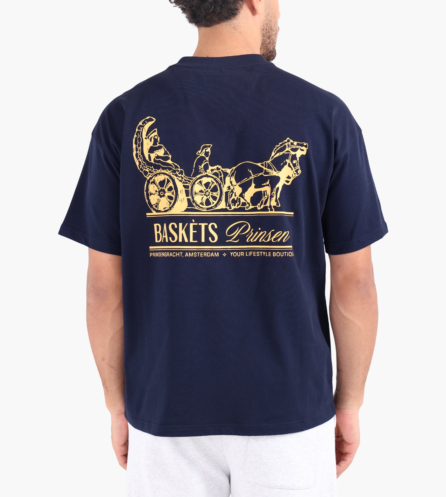 Baskèts Carriage Tee Marine