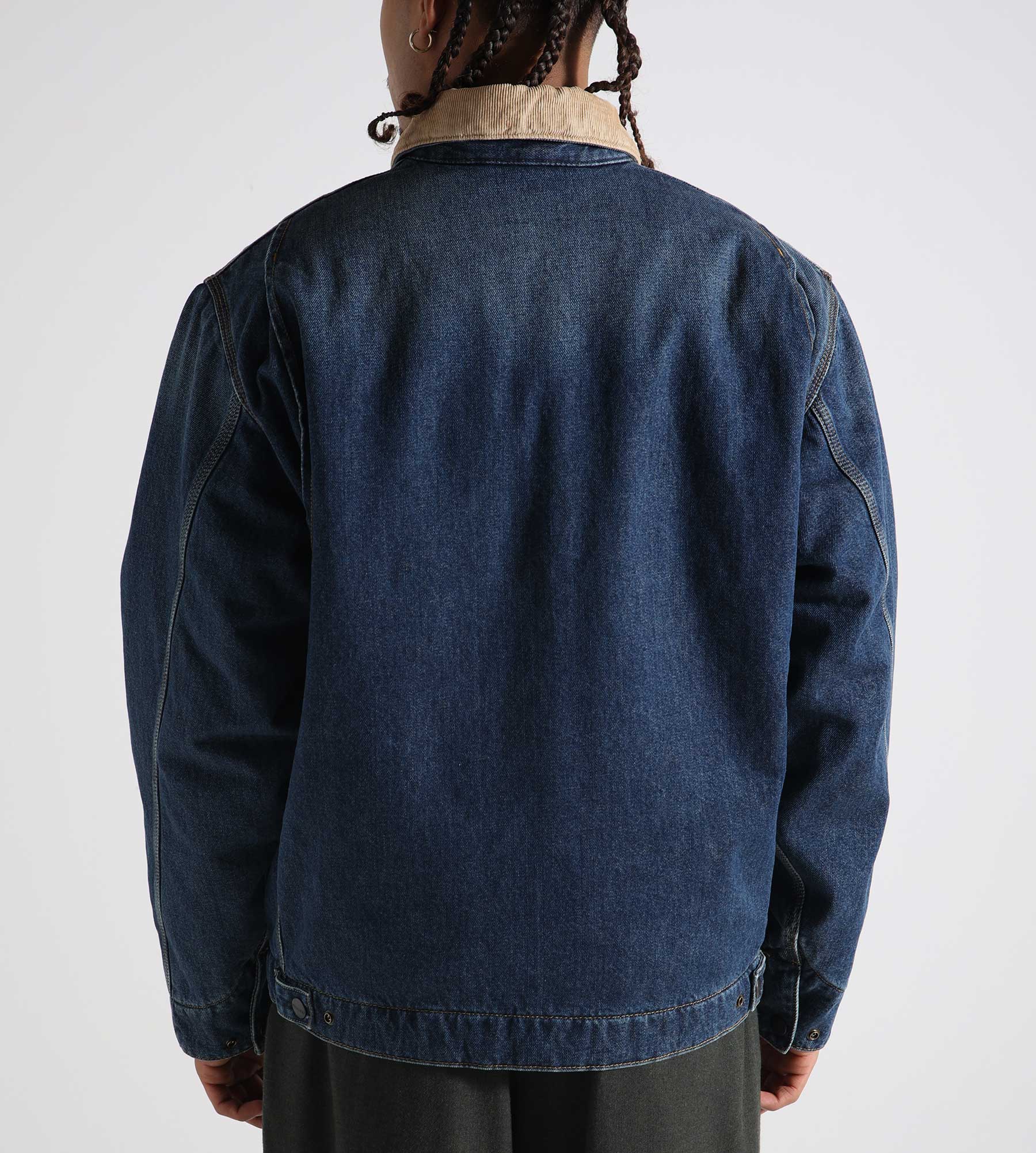 Carhartt WIP OG Detroit Jacket Blue Dusty H Brown