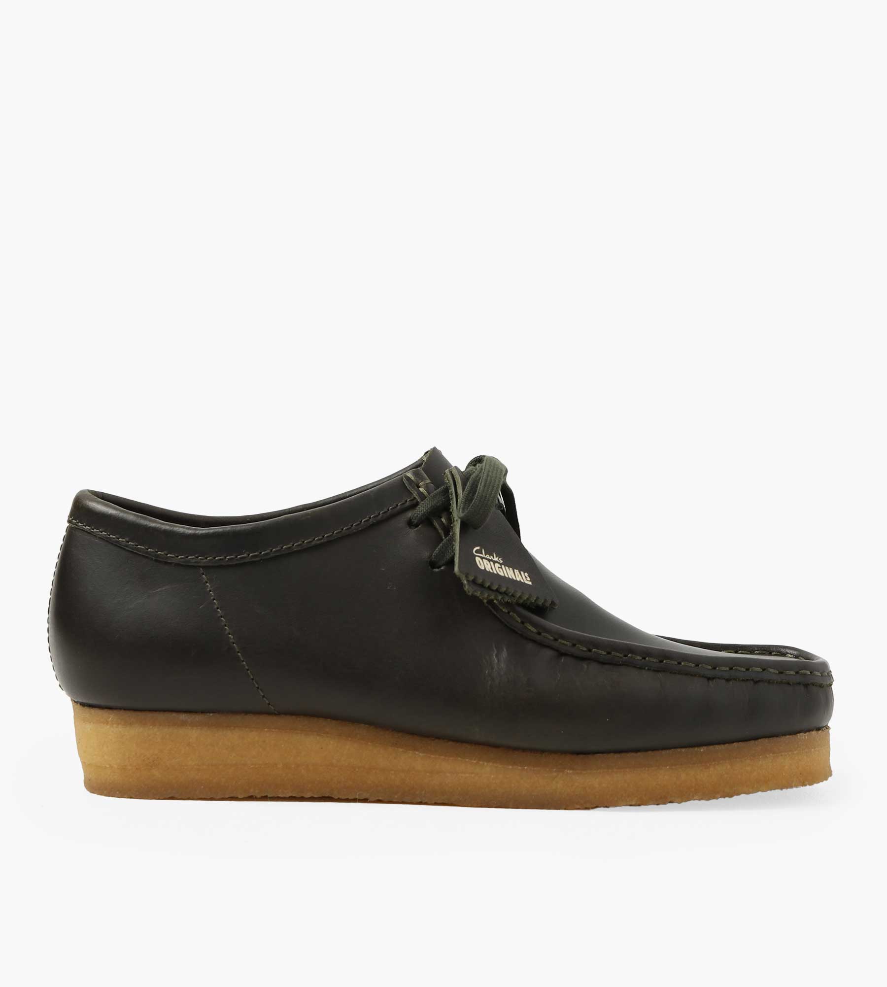 Clarks Originals Wallabee Forest Green Lea