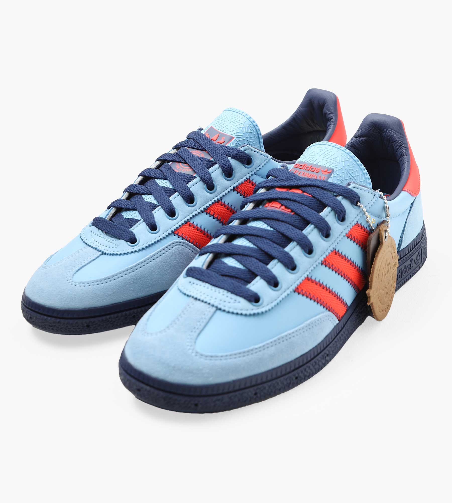 Adidas x C.P. Company Manchester SPZL Light Blue Bright Red Dark Blue