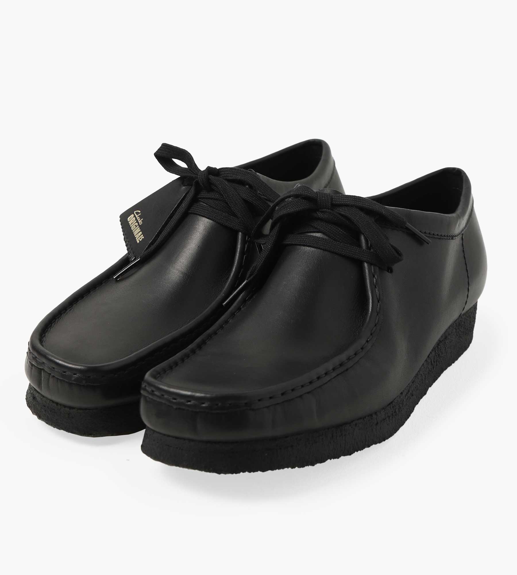 Clarks Originals Wallabee Black Leather