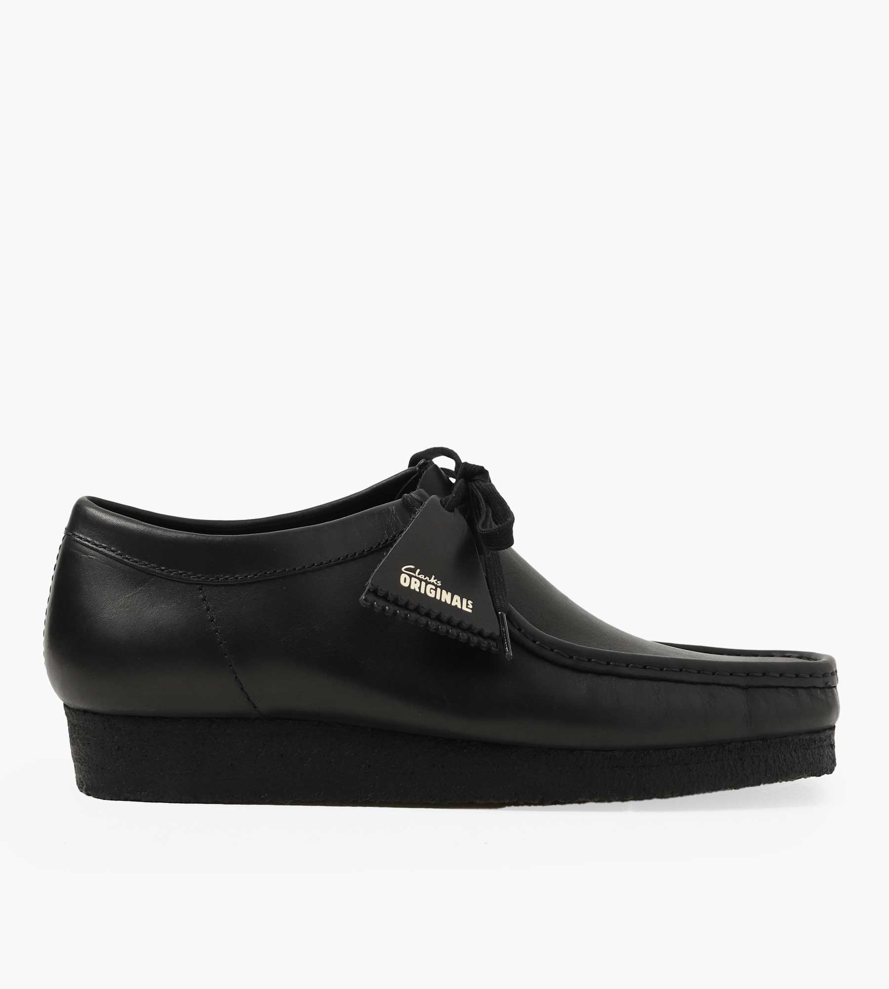 Clarks Originals Wallabee Black Leather