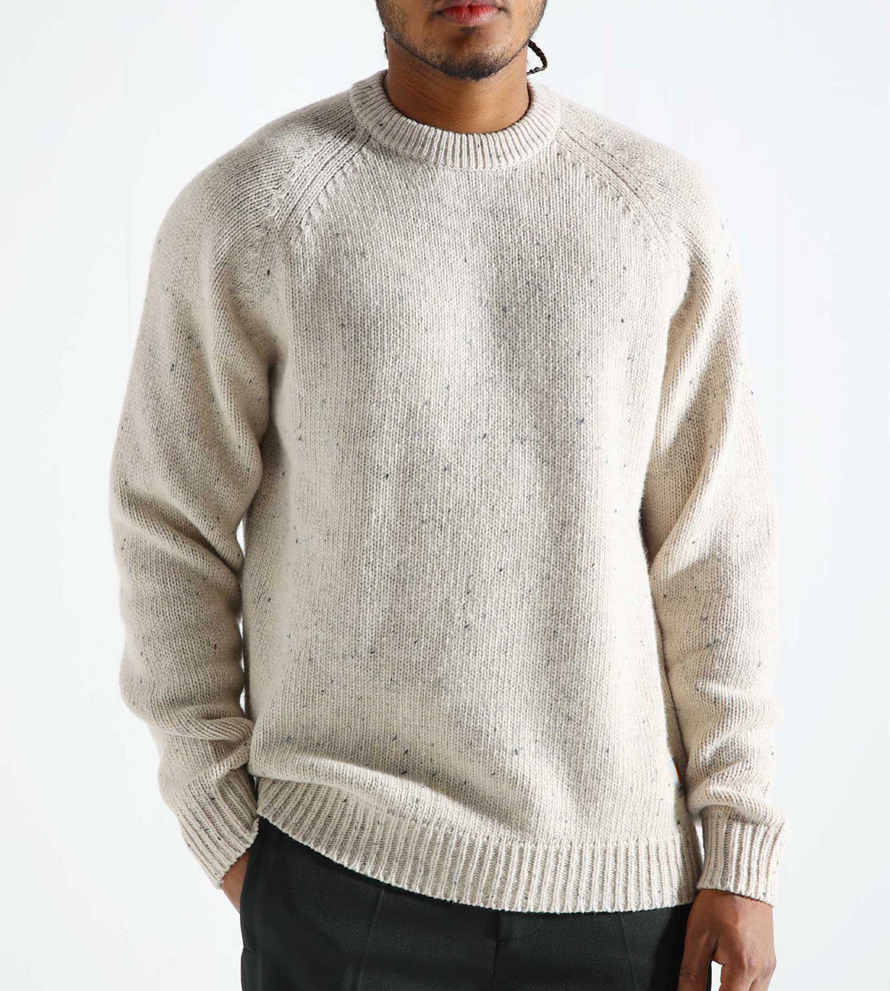 Carhartt WIP Anglistic Sweater Speckled Moonbeam