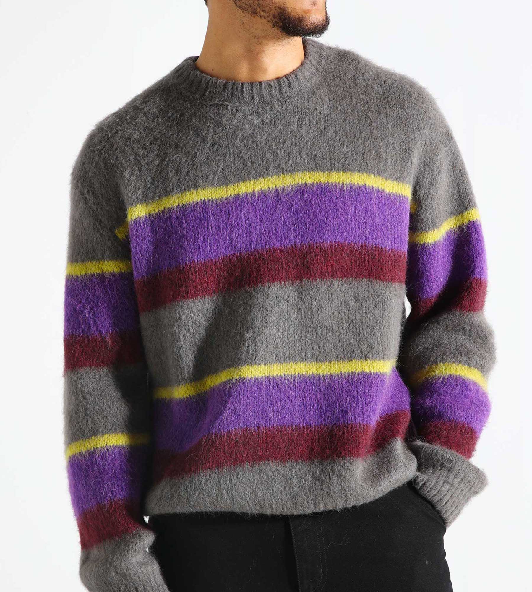 Carhartt WIP Merton Sweater Sundling Stripe Aura