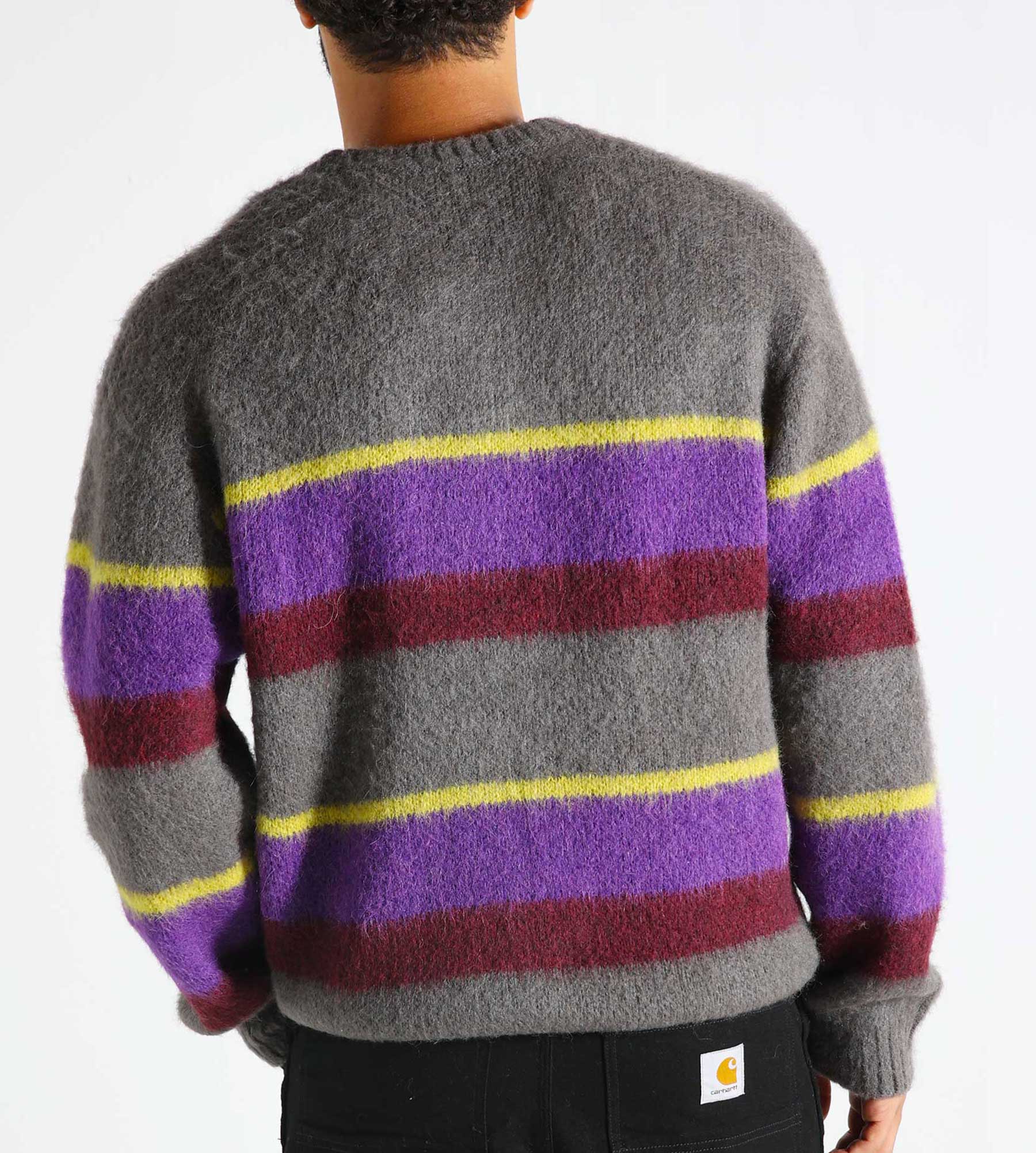 Carhartt WIP Merton Sweater Sundling Stripe Aura