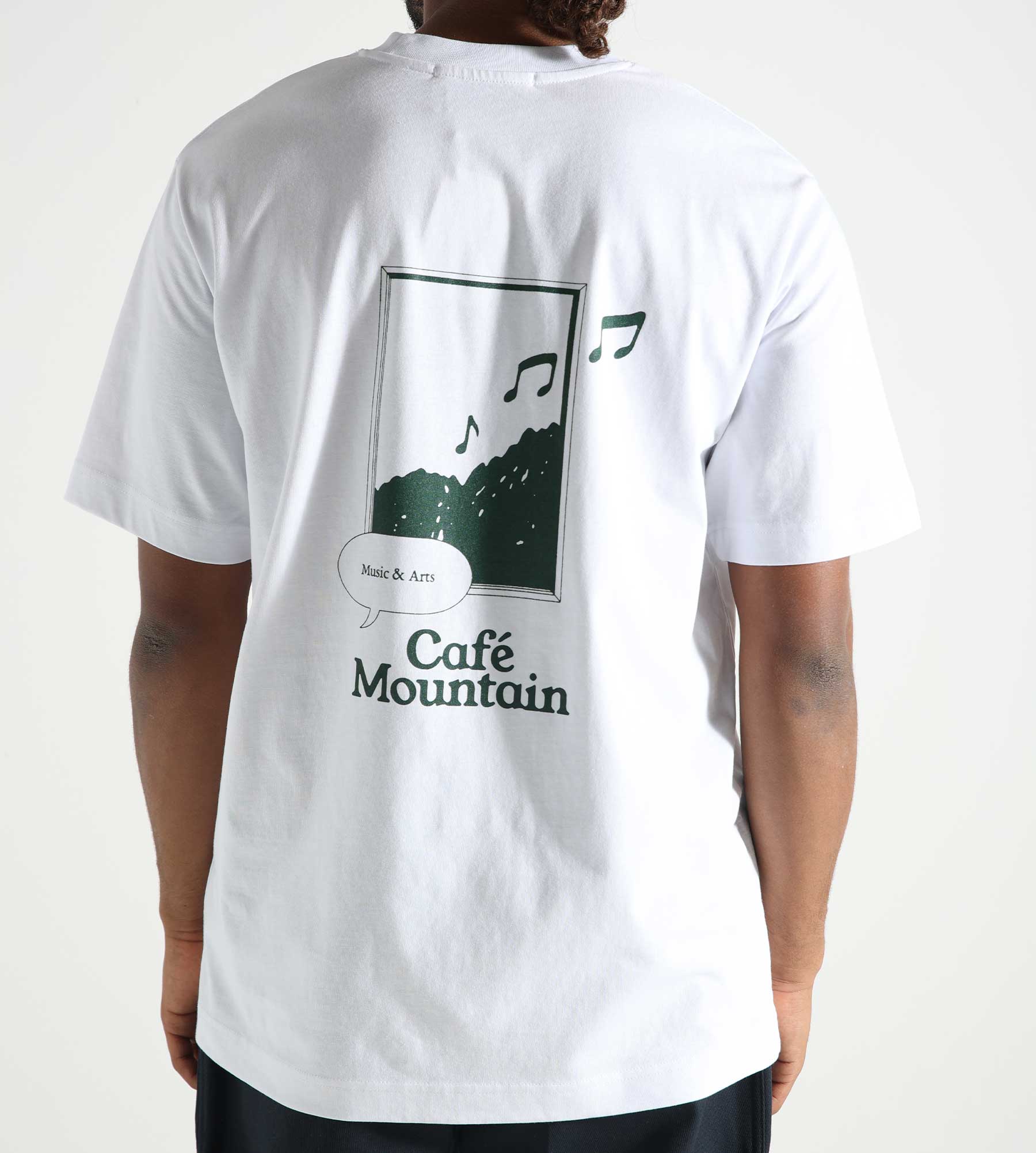 Café-Mountain Sounds From The Mountain Tee White