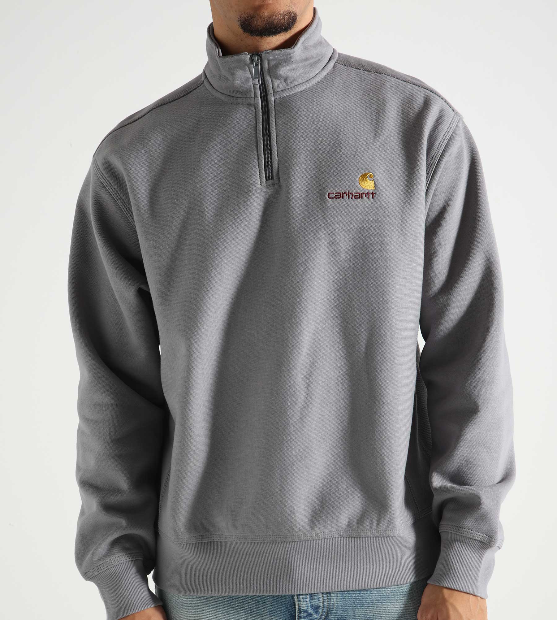 Carhartt WIP Half Zip American Script Sweater Yosemite