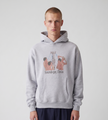 Carne Bollente Shower Thoughts Hoodie Melange Grey