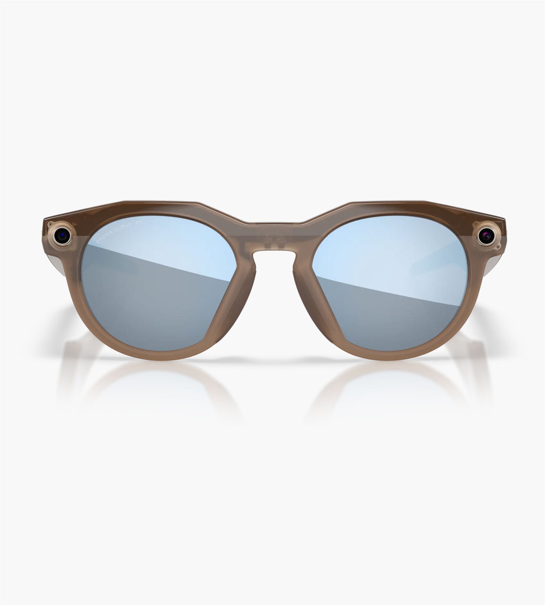 Oakley x Meta HTSN 0OW8002-800206 Prizm Deep Water Polarized Lenses Brown Smoke Frame