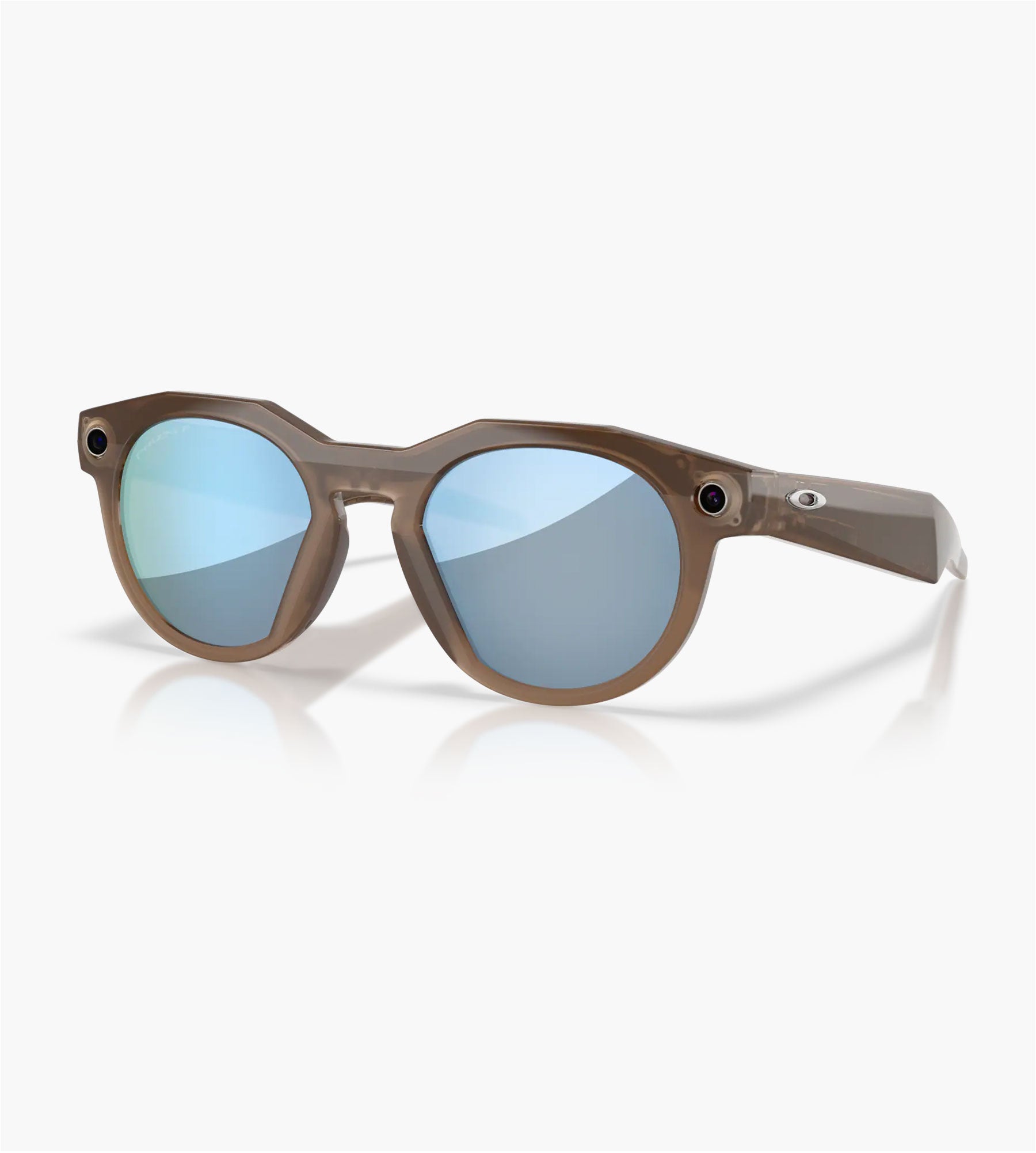 Oakley x Meta HTSN 0OW8002-800206 Prizm Deep Water Polarized Lenses Brown Smoke Frame