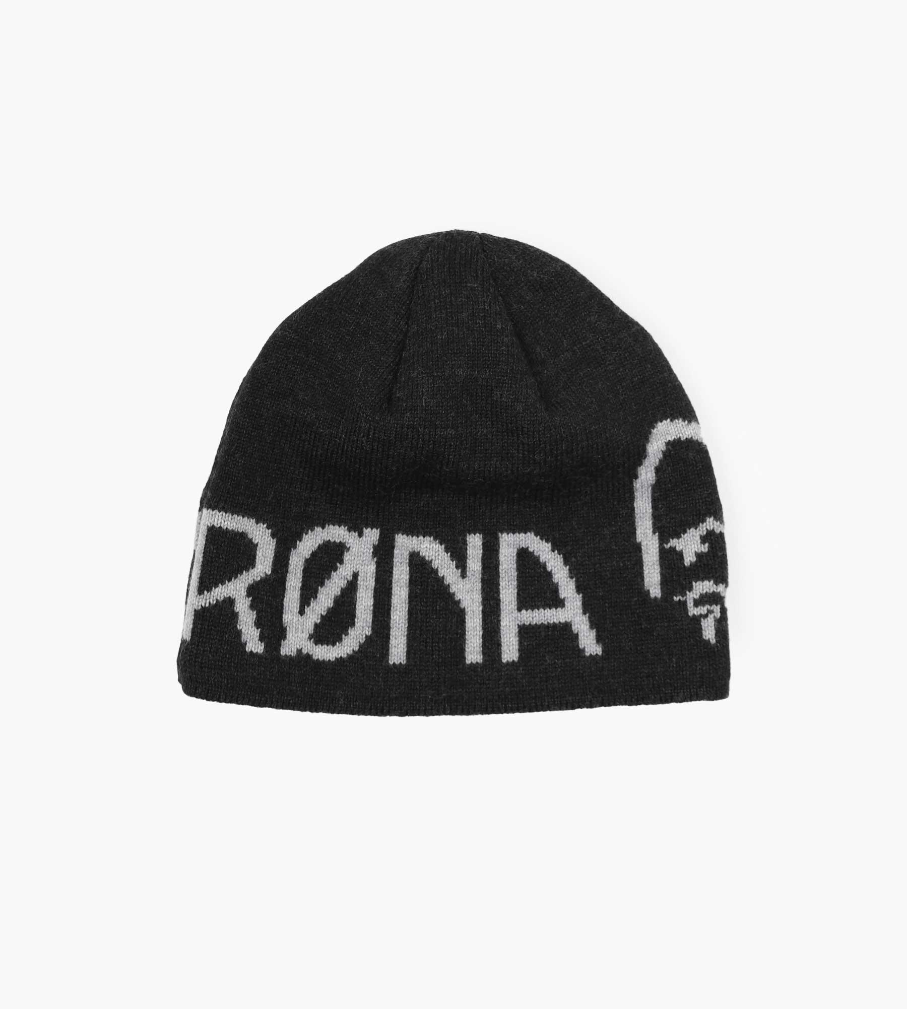 Norrøna /29 Merinoull Logo Beanie Caviar Melange