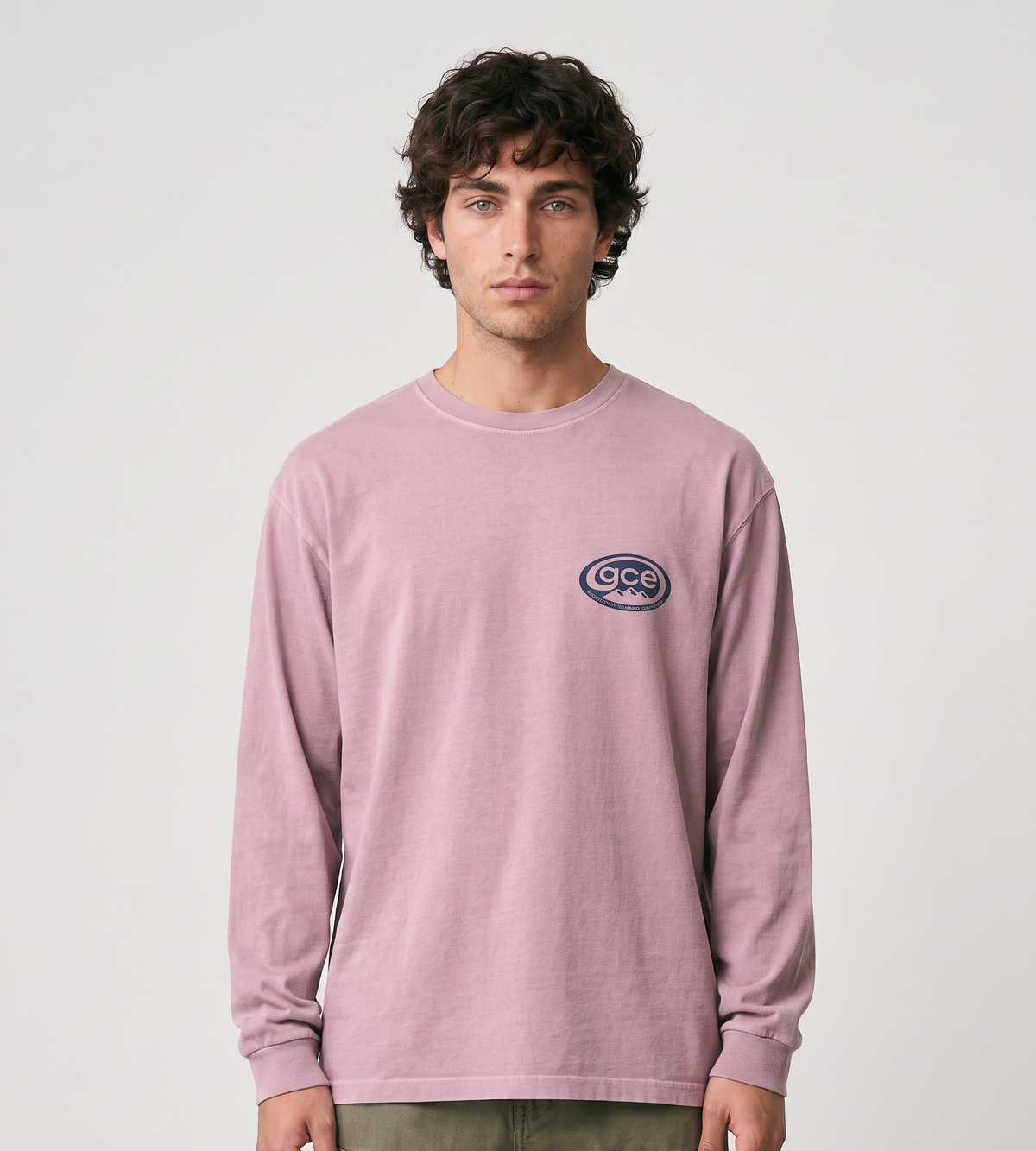 Gramicci GCE Longsleeve Pigment Dyed Lilac Pigment