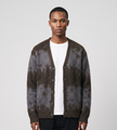 Gramicci Mohair Splatter Cardigan Slate Splatter