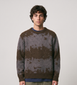 Gramicci Mohair Splatter Sweater Slate Splatter