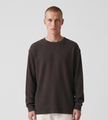 Gramicci Waffle Crewneck Fossil Pigment