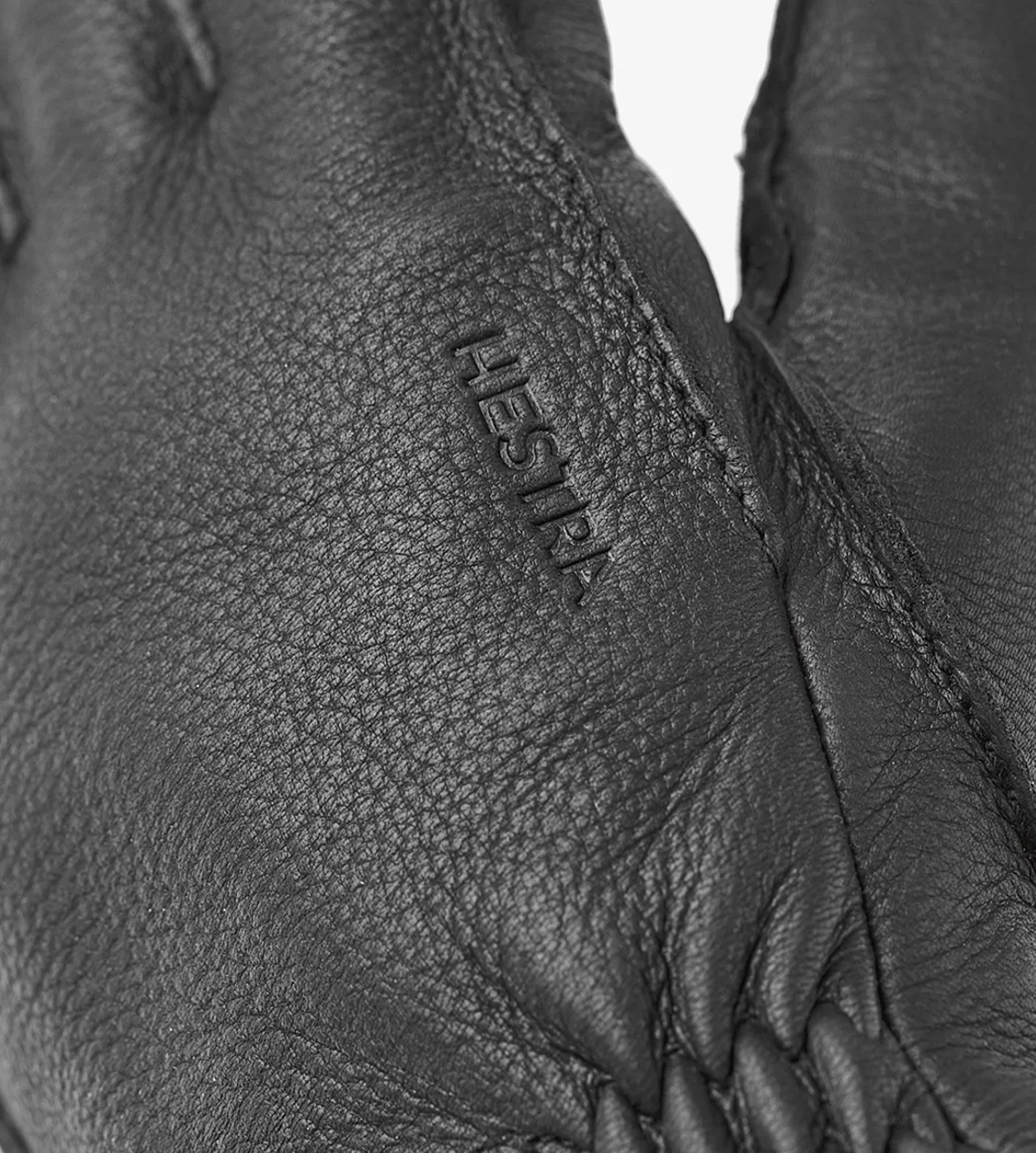 Hestra Deerskin Primaloft Rib Black