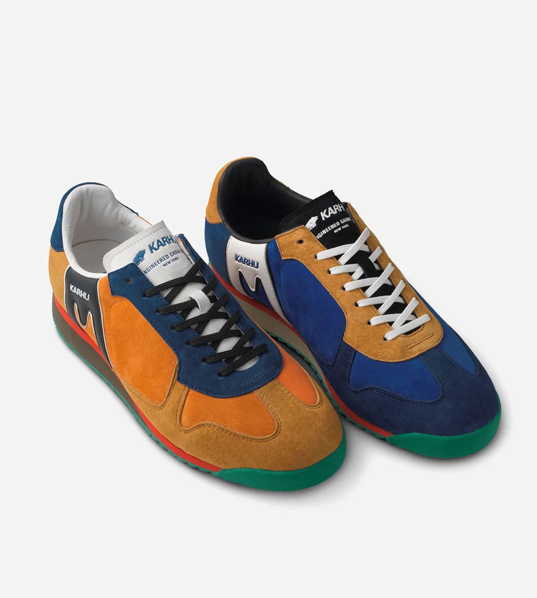 Karhu x Engineered Garments Mestari Sprint Classic Blue Jaffa Orange