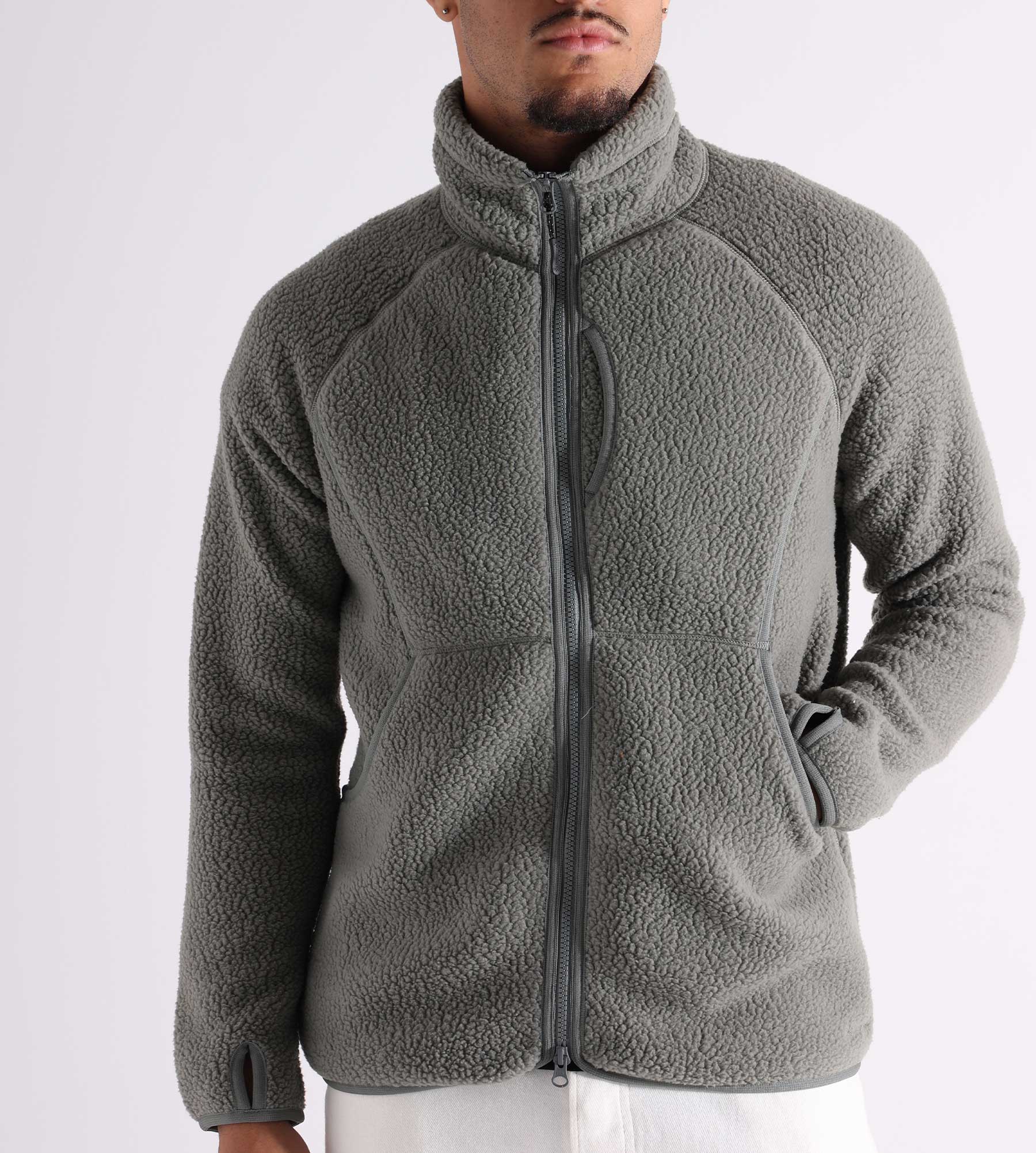 Snow Peak Thermal Boa Fleece Jacket Grey