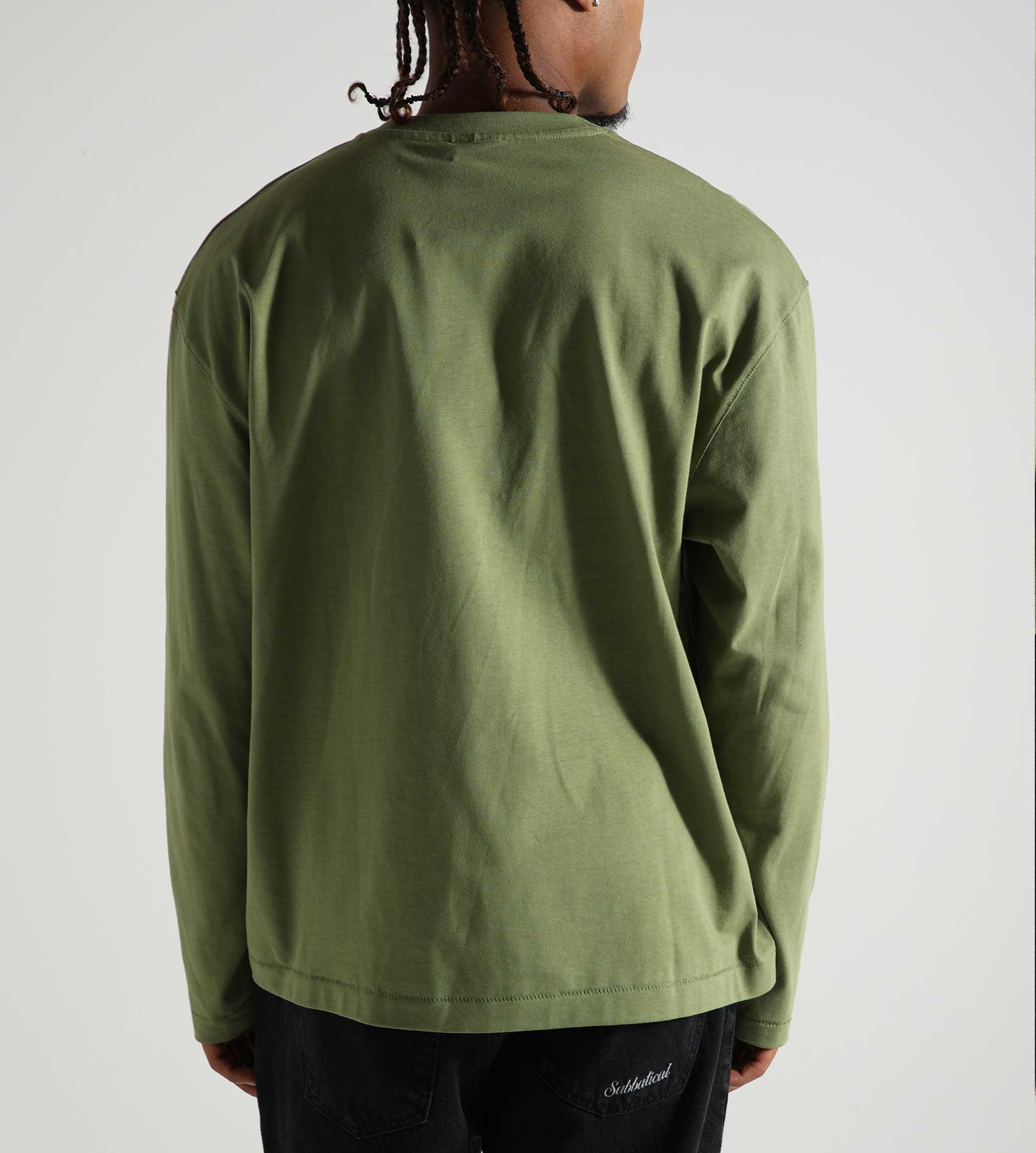 Sabbatical Logo Longsleeve Army Green