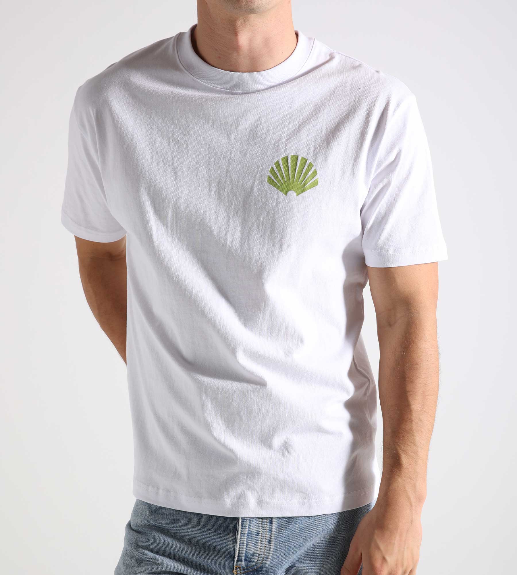 New Amsterdam Surf Association Logo Tee White Green