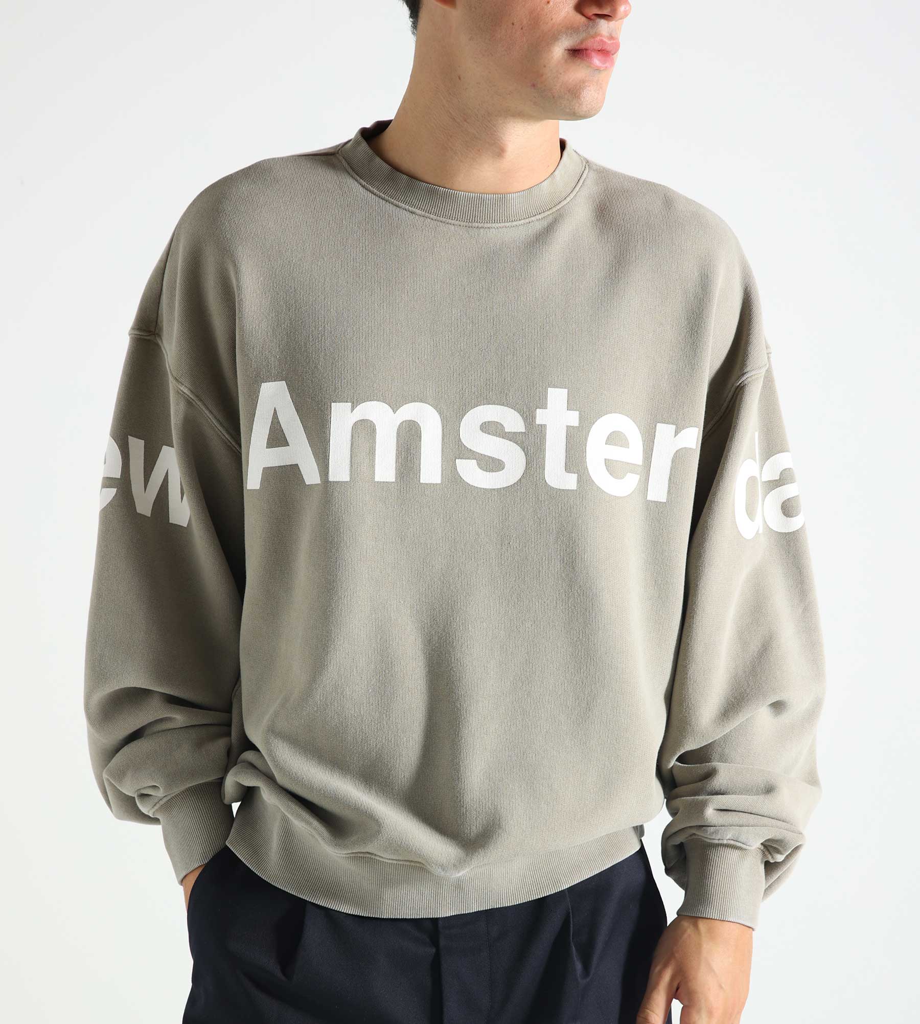 New Amsterdam Surf Association Line Crewneck Sweater Seneca Rock