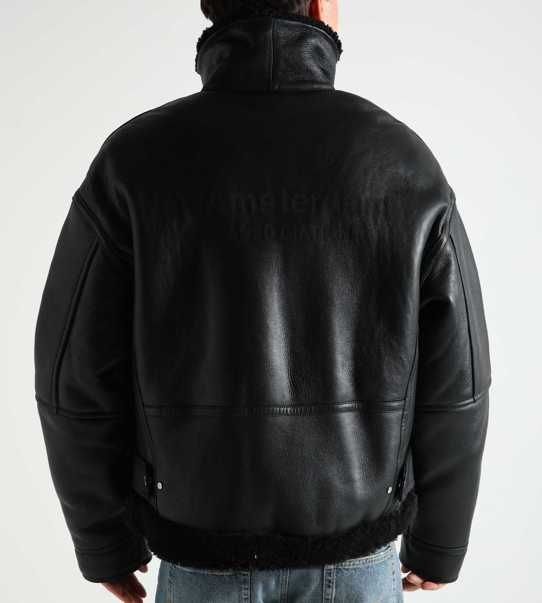 New Amsterdam Surf Association Sheerling Jacket Black