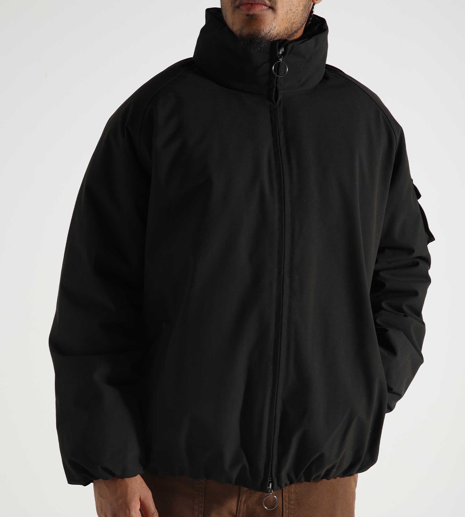 Welter Shelter Short Tracker Poly Jacket Rayon Black