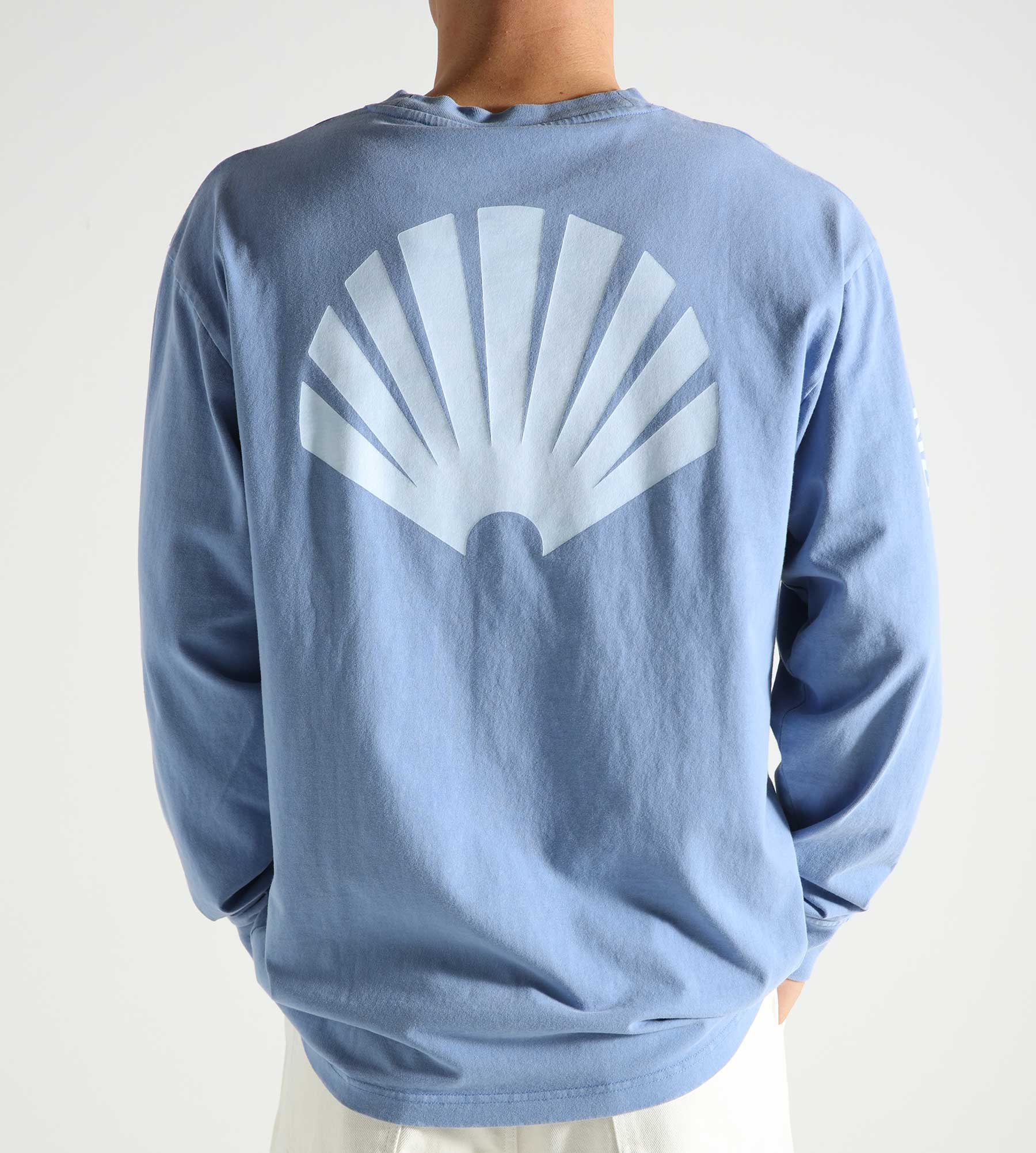 New Amsterdam Surf Association Logo Longsleeve Tee Blue