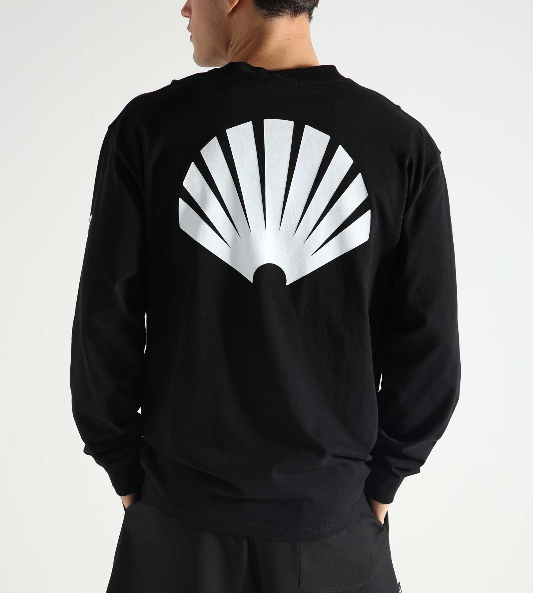 New Amsterdam Surf Association Logo Longsleeve Black White