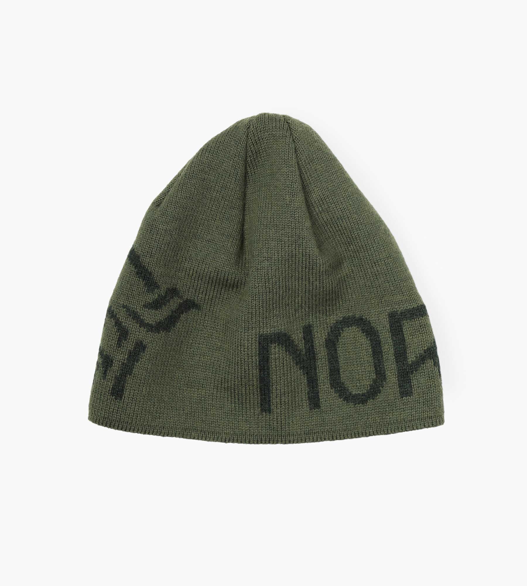 Norrøna /29 Merinoull Logo Beanie Olive Night Melange