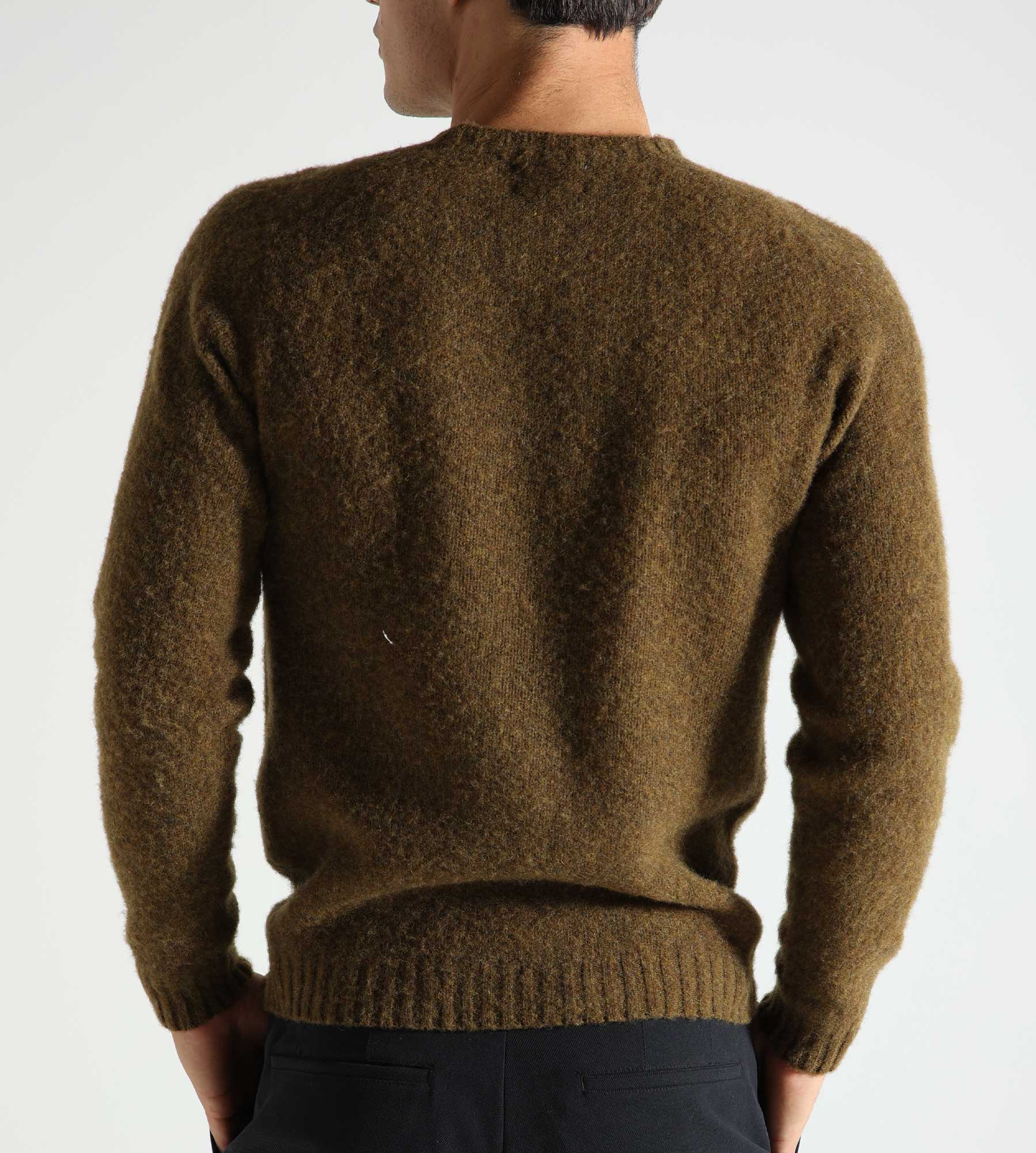 Norse Projects Birnir Brushed Lambswool Dark Olive