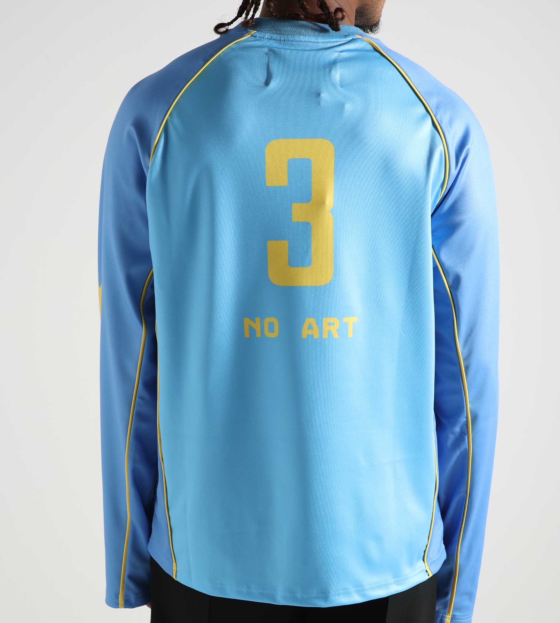 No Art Soccer Longsleeve Blue