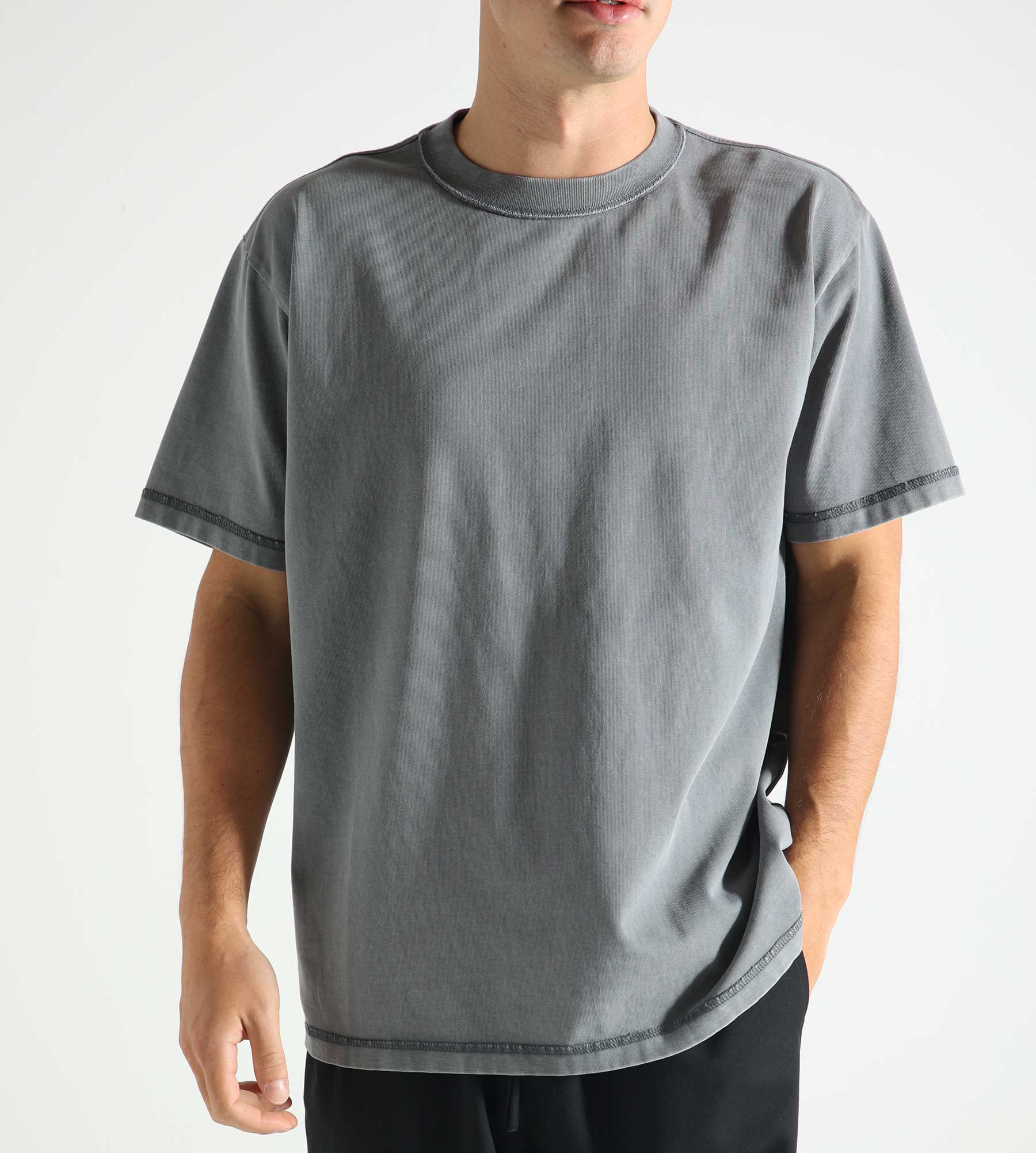 New Amsterdam Surf Association Big Logo Tee Steel Grey