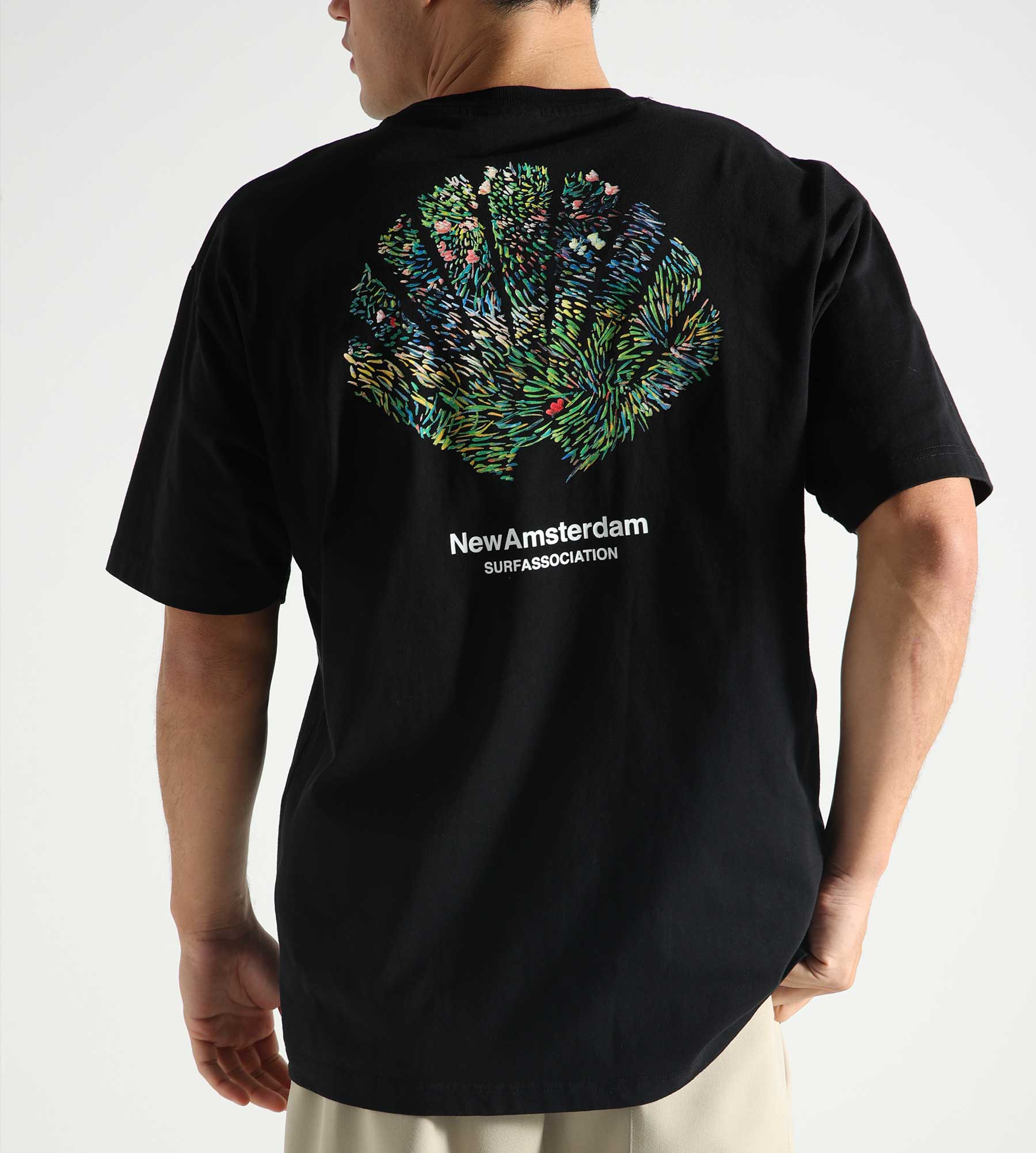 New Amsterdam Surf Association Tall Grass Tee Black