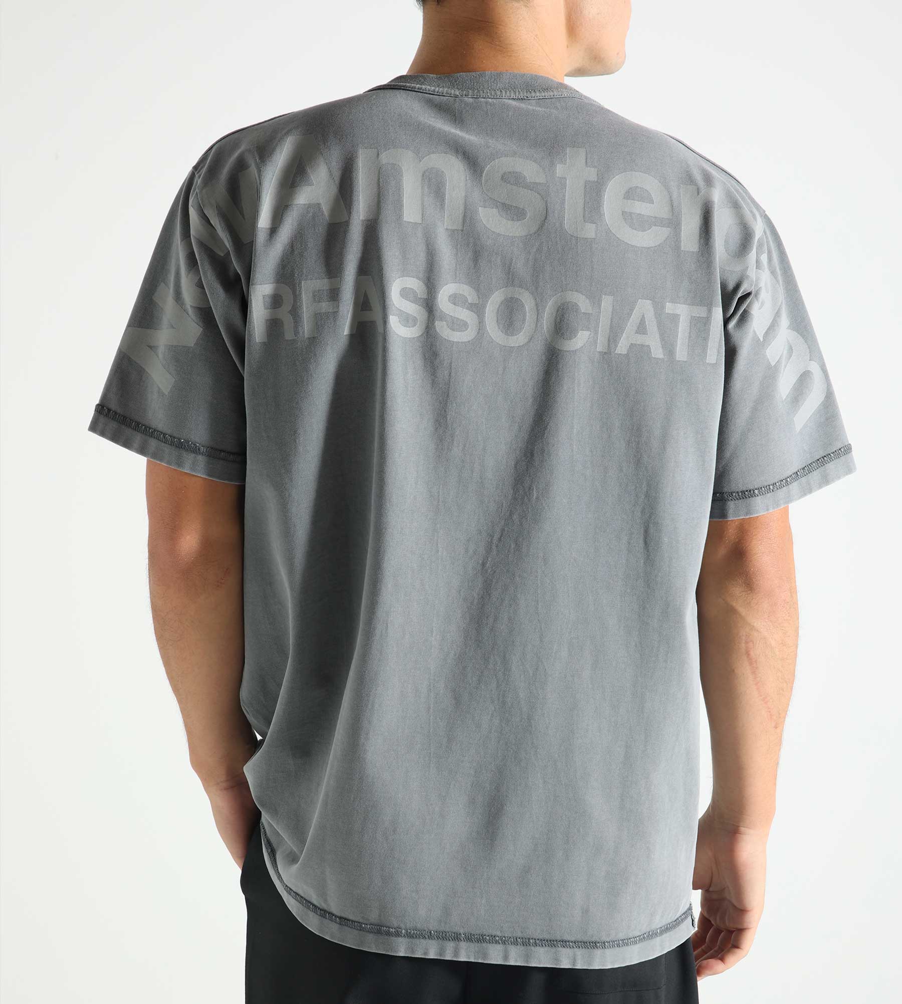 New Amsterdam Surf Association Big Logo Tee Steel Grey