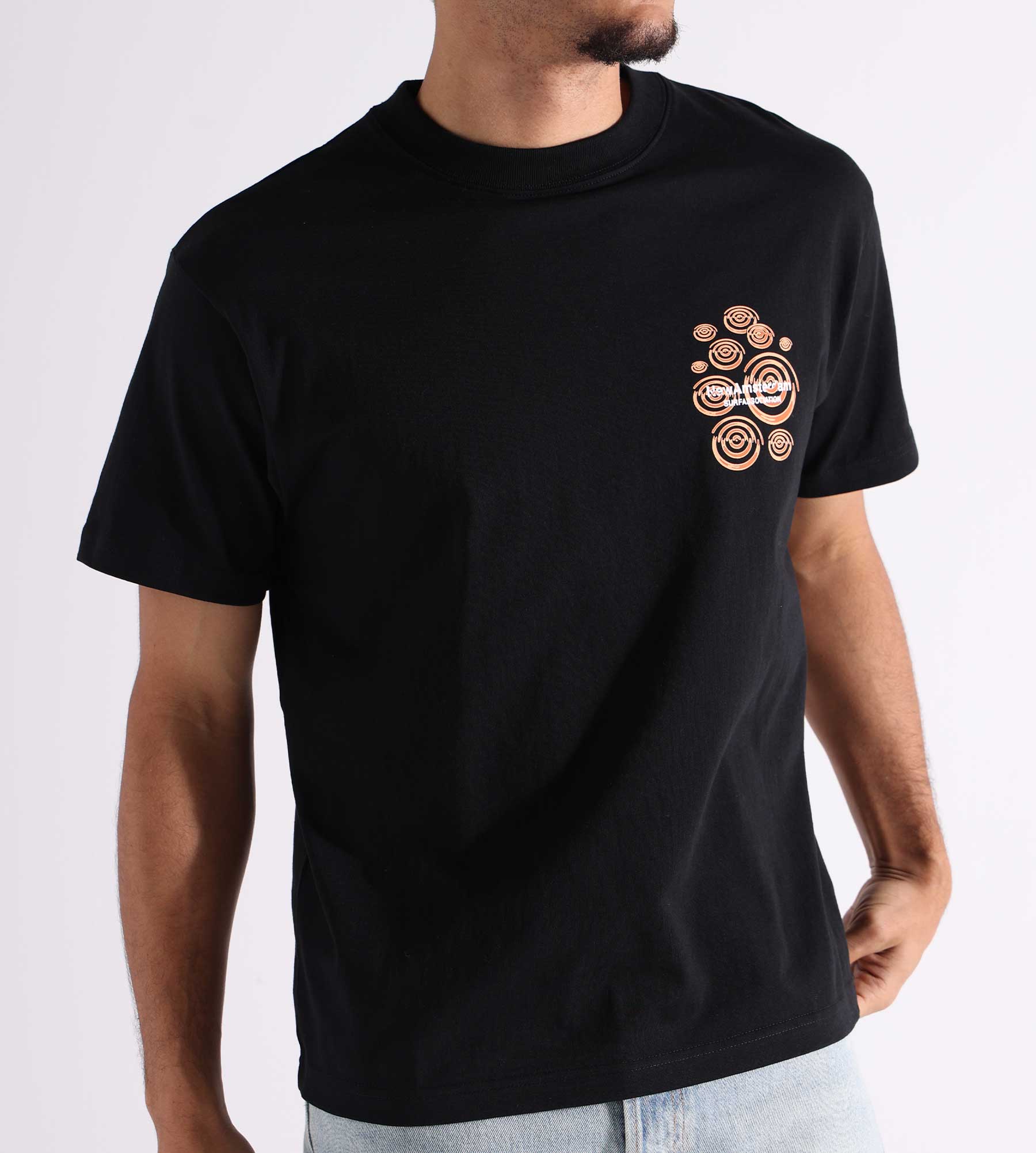 New Amsterdam Surf Association Ripple Tee Black Bronze