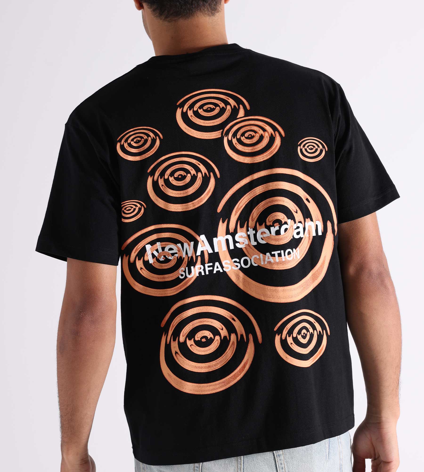 New Amsterdam Surf Association Ripple Tee Black Bronze