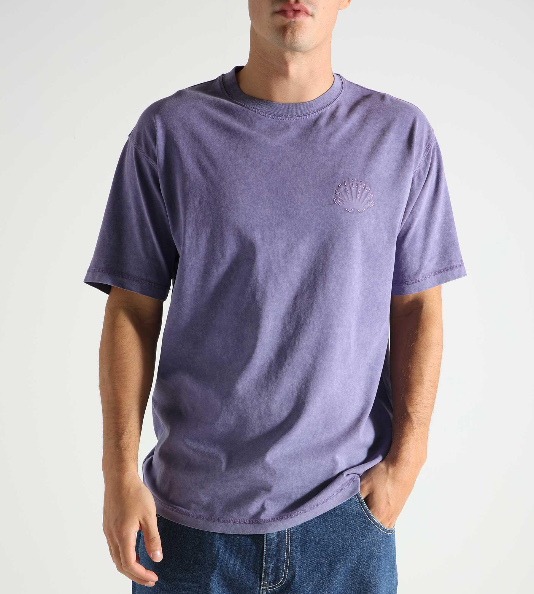 New Amsterdam Surf Association Logo Tee Washed Embro Purple Haze