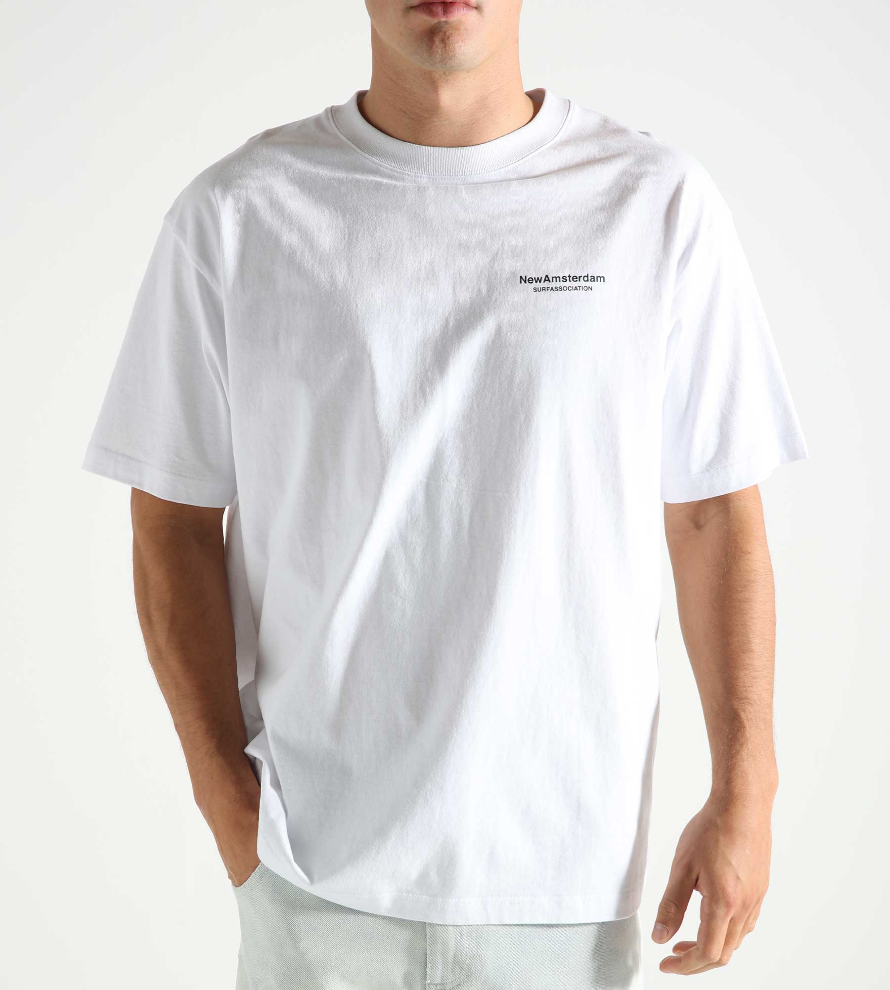 New Amsterdam Surf Association Photo Print Tee White