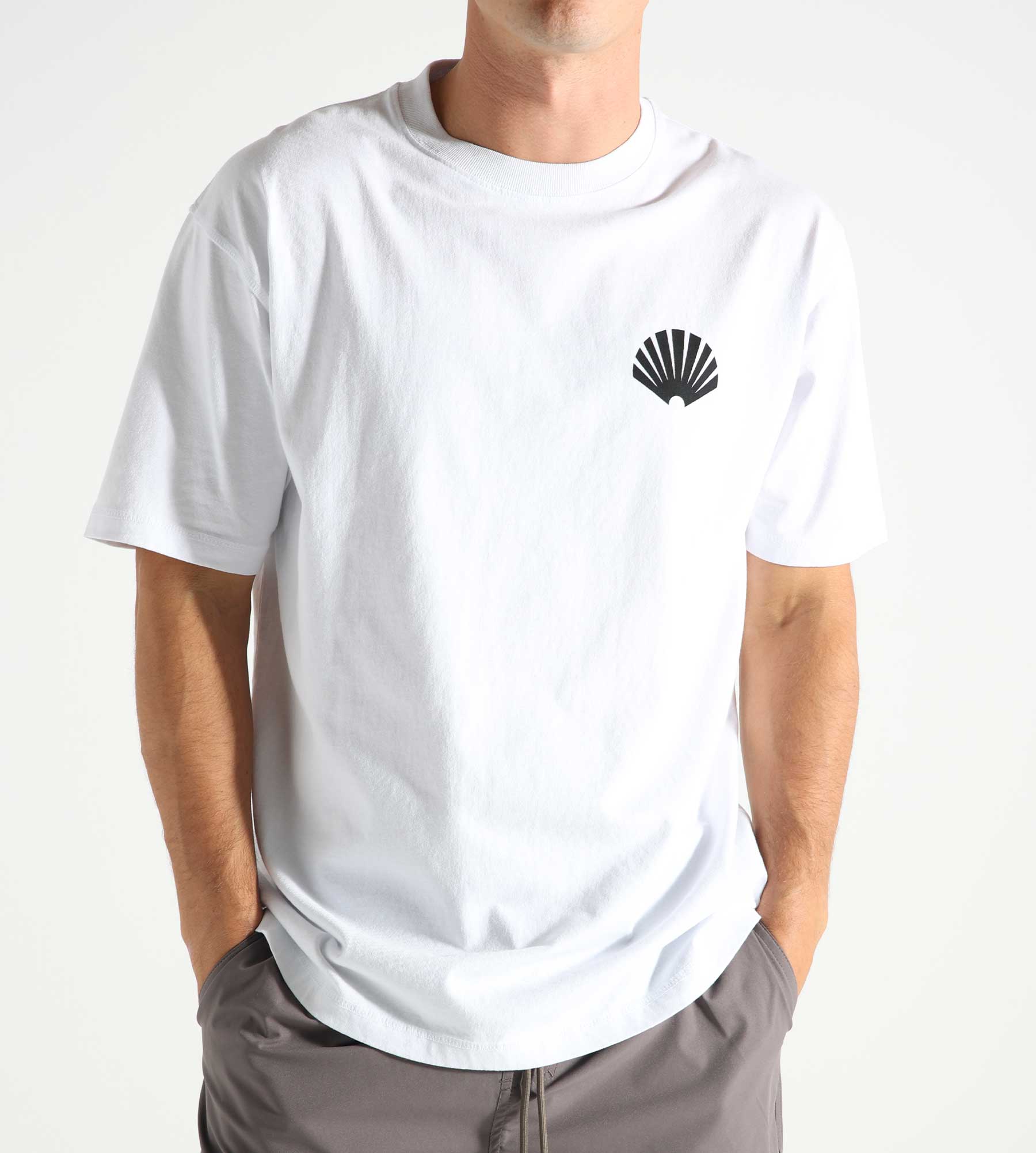 New Amsterdam Surf Association SS25 Logo Tee White Black